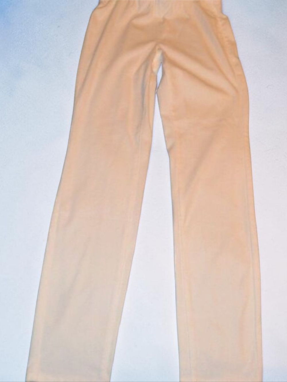 2/$10 Marla Wynne Brand New Pull On White Slacks Wide Elastic Waist Side Zip